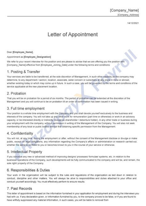 Appointment Letter: What It Means, How to Write + Formats.